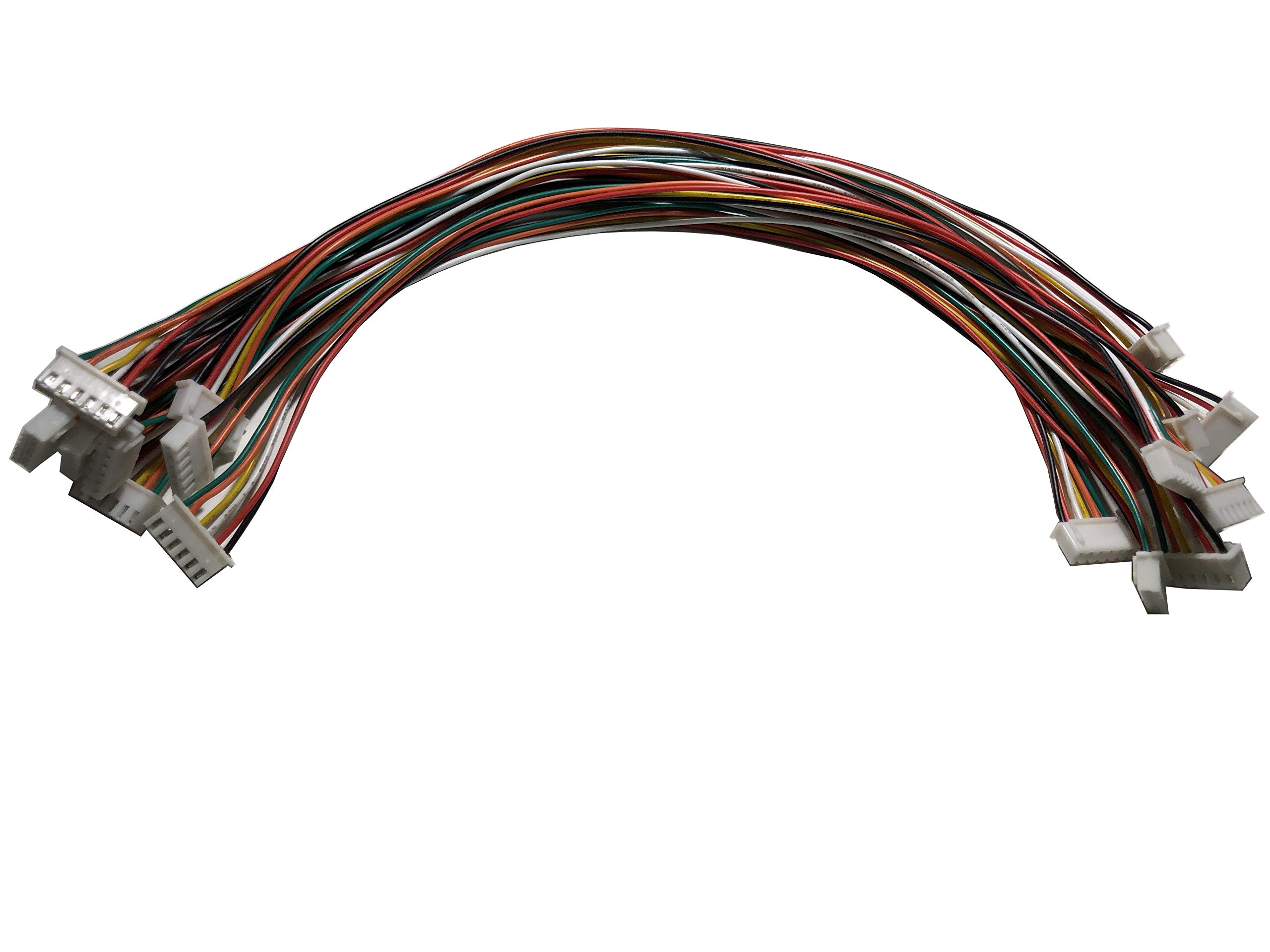 Amazon.com: 10 PCS 6 PIN JST XH Female Connector on Both Side
